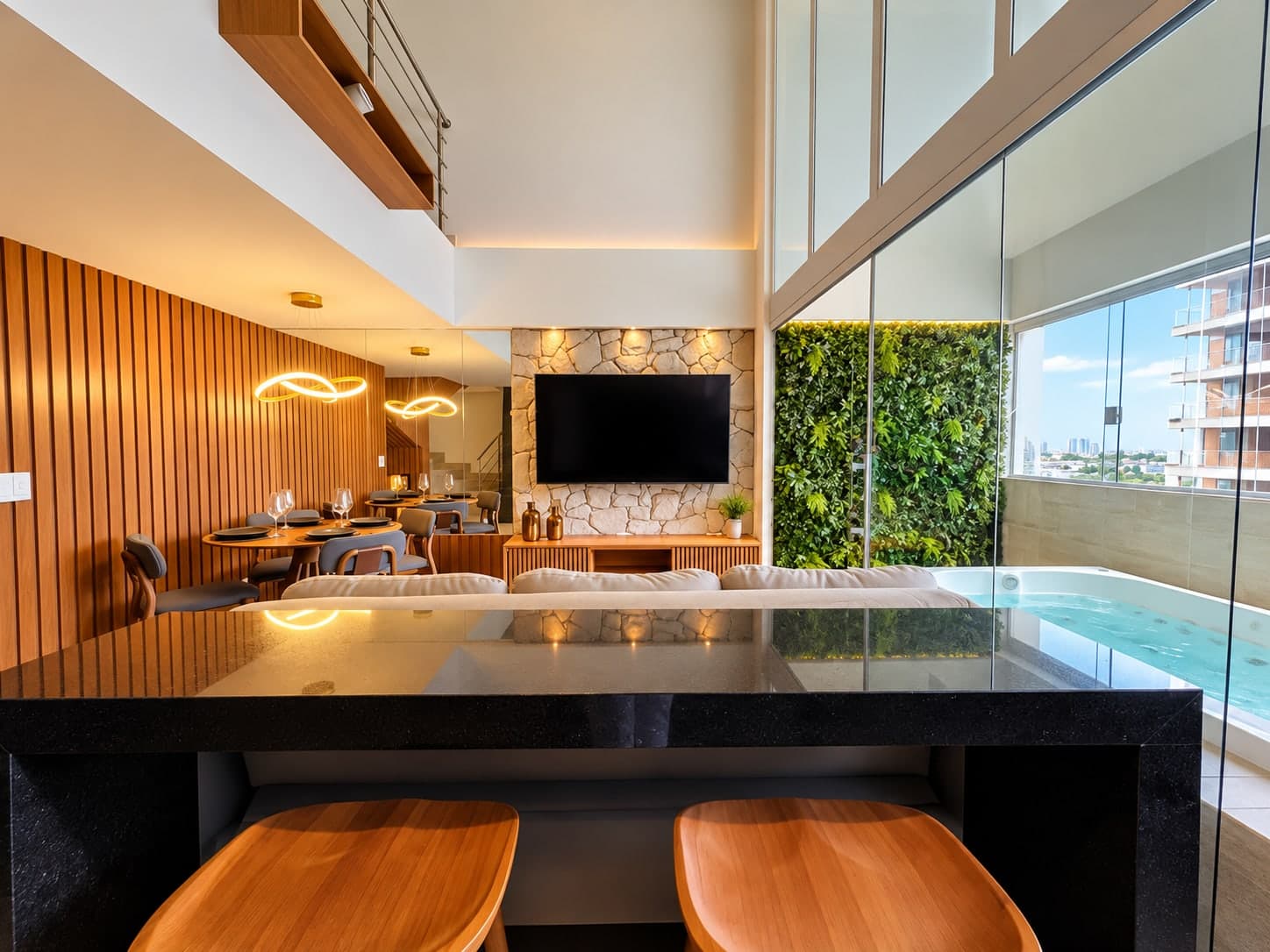 Loft Duplex Tecnológico com Hidromassagem | 54 m² | Mobiliado